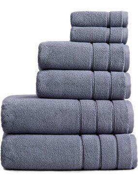 Dusk Luxury Turkish Cotton Bath Towels Set - Soft, Absorbent, Elegant Design